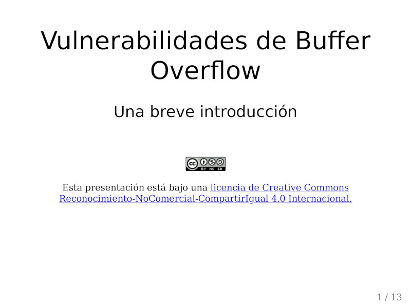Vulnerabilidades de Buffer Overflow: Una breve introducción