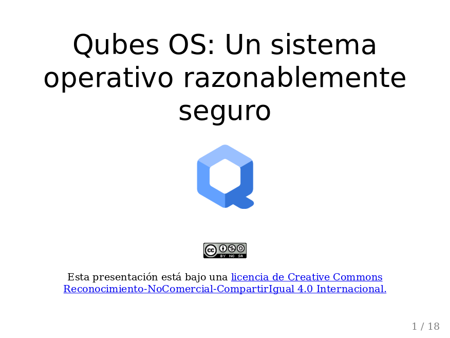Qubes OS: Un sistema operativo razonablemente seguro